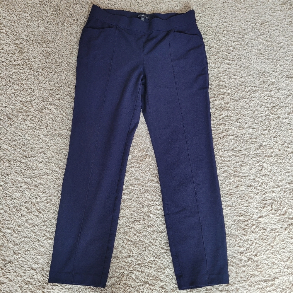 Eileen Fisher blue Pull On Pants size small Viscose Nylon Spandex